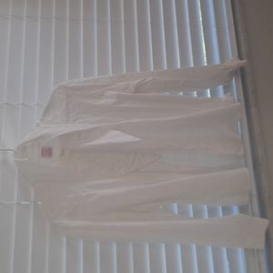 Vintage Brooks Brothers Women's Dress Shirt Tie Neck Ivory Size 14 Vintage